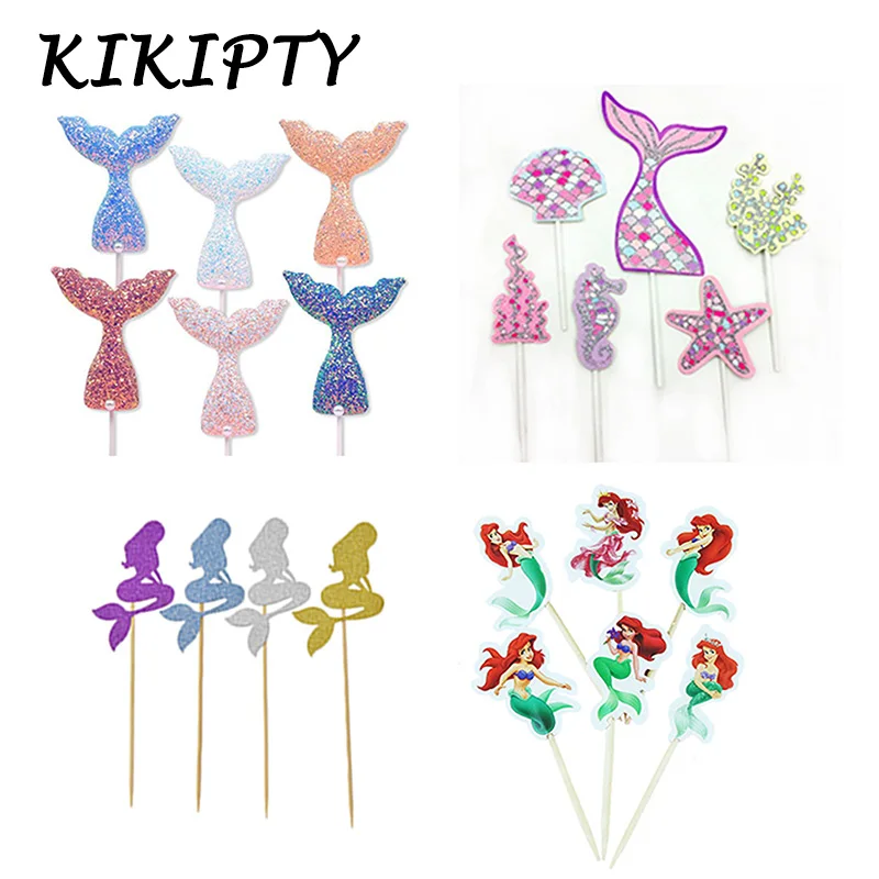 Cartoon Mermaid theme party Cake Topper wedding girl birthday party cake Decoration Cupcake Toppers baby shower party supplies
Cartoon Mermaid theme party Cake Topper wedding girl birthday party cake Decoration Cupcake Toppers baby shower party supplies
