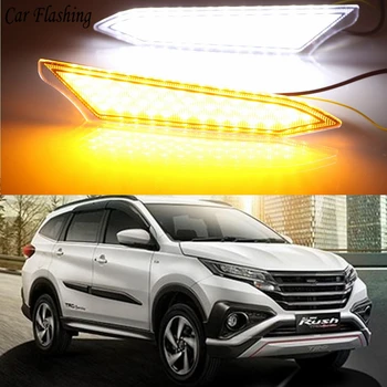 2PCS LED For Toyota Rush 2018 2019 DRL Daytime Running Light With Yellow Turn Signal Style Relay 12V ABS Waterproof Fog Lamp
2PCS LED For Toyota Rush 2018 2019 DRL Daytime Running Light With Yellow Turn Signal Style Relay 12V ABS Waterproof Fog Lamp