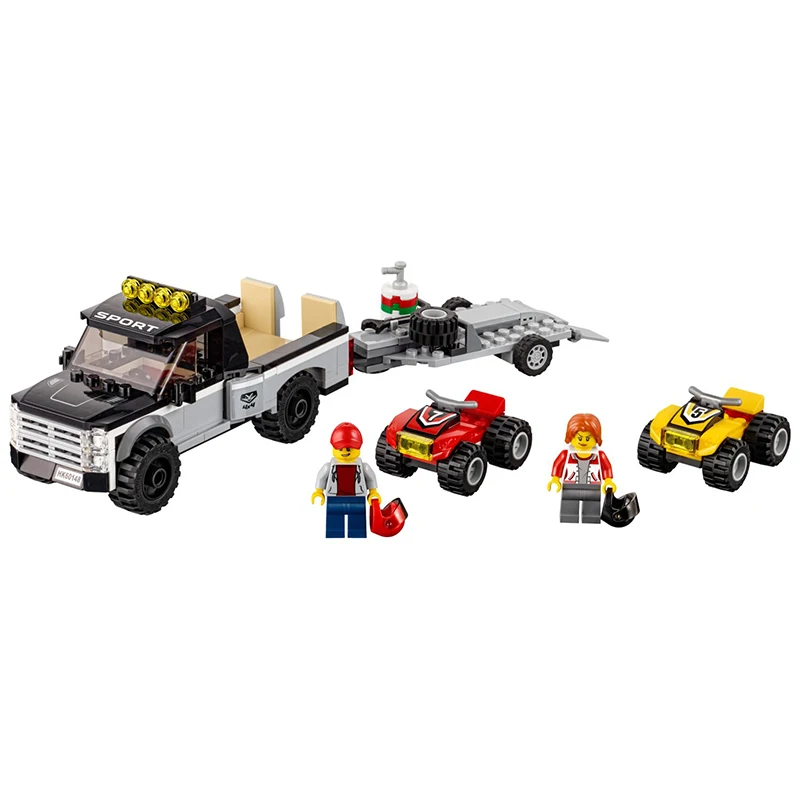 City Great Vehicles Series ATV Race Team Building Blocks Car Model Bricks Toys Compatible Legoland 60148 02033 Bela 10649
City Great Vehicles Series ATV Race Team Building Blocks Car Model Bricks Toys Compatible Legoland 60148 02033 Bela 10649