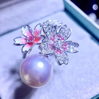 Flower Style 925 Silver Adjustable Pearl Ring Set Findings Mountings Parts for Oyster Edison Pearls Corals Jade Beads
Flower Style 925 Silver Adjustable Pearl Ring Set Findings Mountings Parts for Oyster Edison Pearls Corals Jade Beads