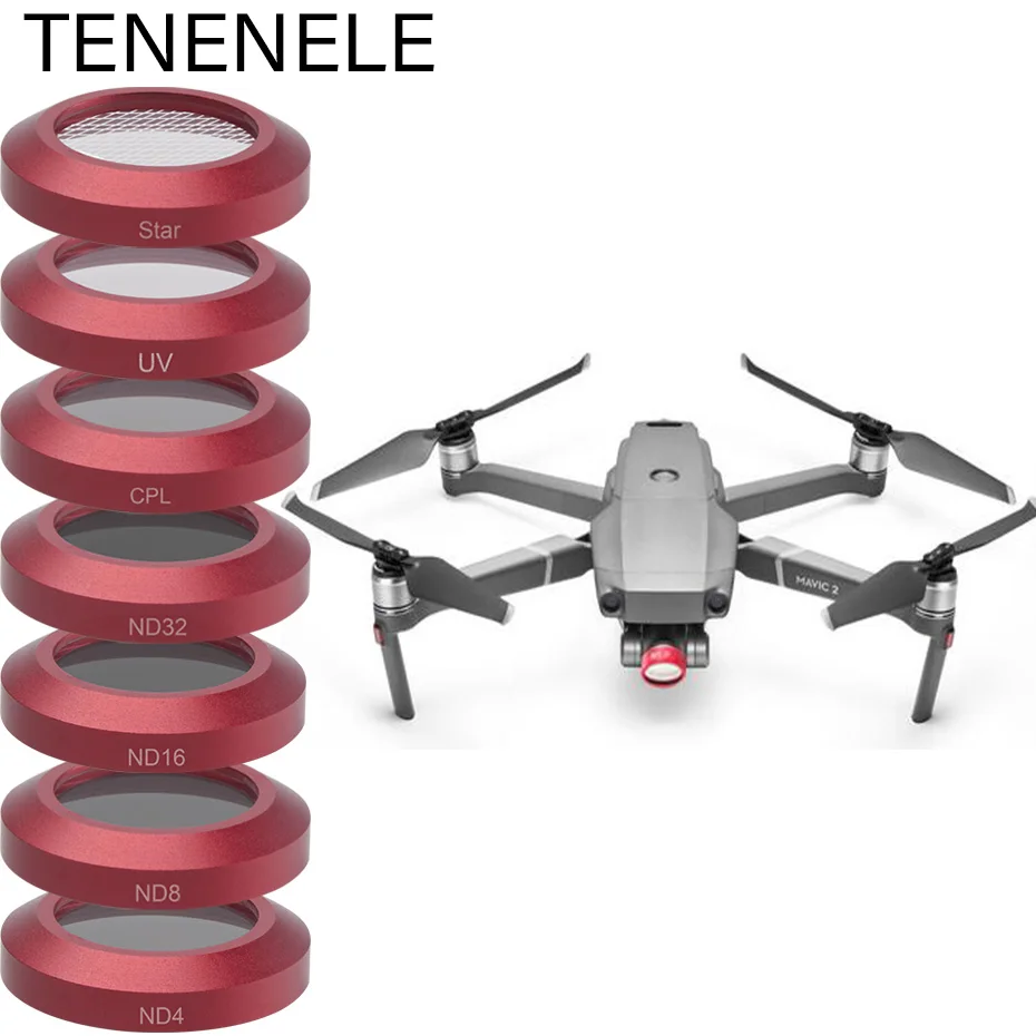 TENENELE Drone Filter ND 4 8 16 32 Camera Filters Set For DJI Mavic 2 Zoom Polar PL UV Star Filter Accessories For Mavic2 Zoom
TENENELE Drone Filter ND 4 8 16 32 Camera Filters Set For DJI Mavic 2 Zoom Polar PL UV Star Filter Accessories For Mavic2 Zoom