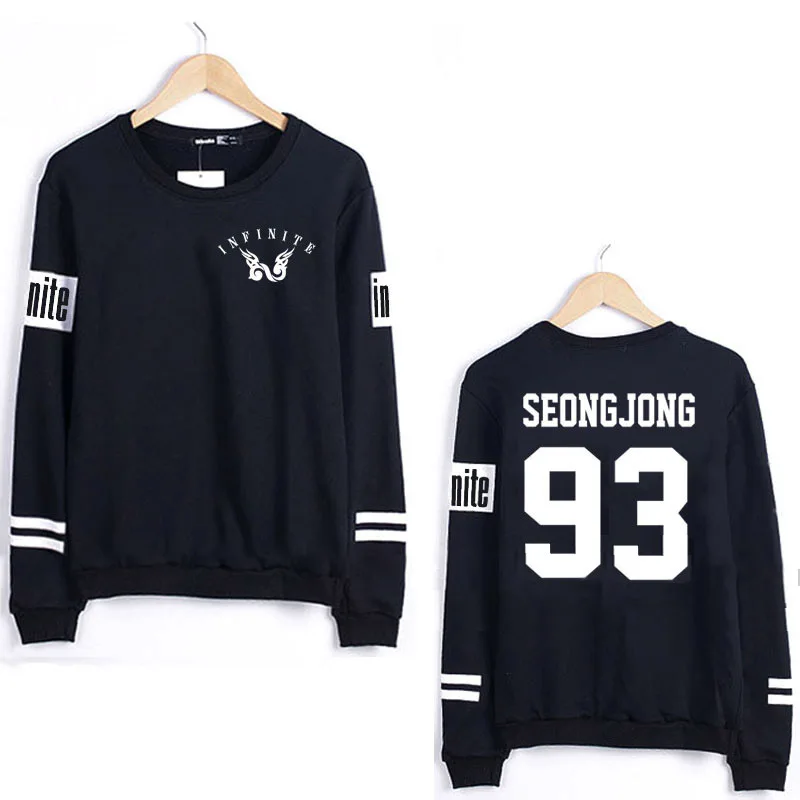 2018 spring autumn winter coat infinite KPOP men women Cotton neck Korean version Letter printing black Sweatshirt Loose Lovers
2018 spring autumn winter coat infinite KPOP men women Cotton neck Korean version Letter printing black Sweatshirt Loose Lovers