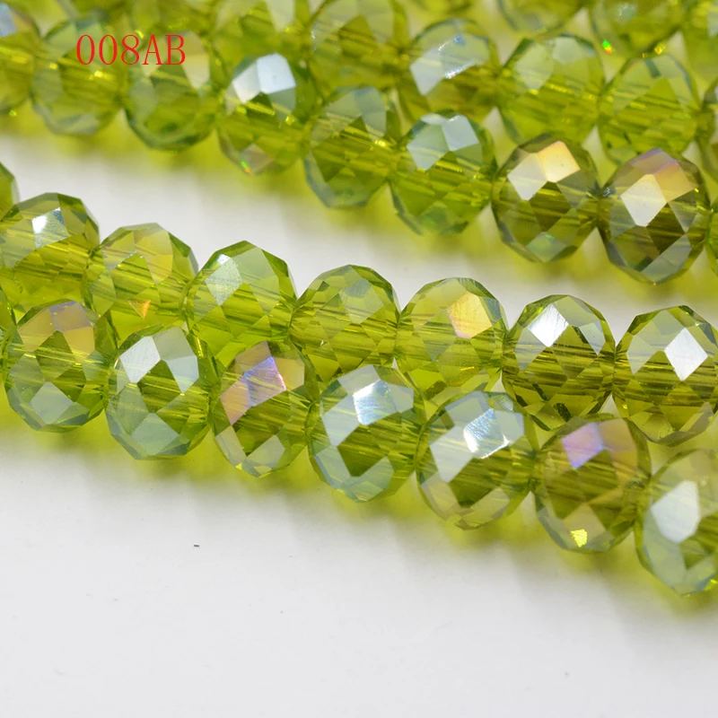 Wholesale hot AB 145pcs Crystal Glass Rondelle Faceted Loose Spacer Beads DIY 4mm
Wholesale hot AB 145pcs Crystal Glass Rondelle Faceted Loose Spacer Beads DIY 4mm