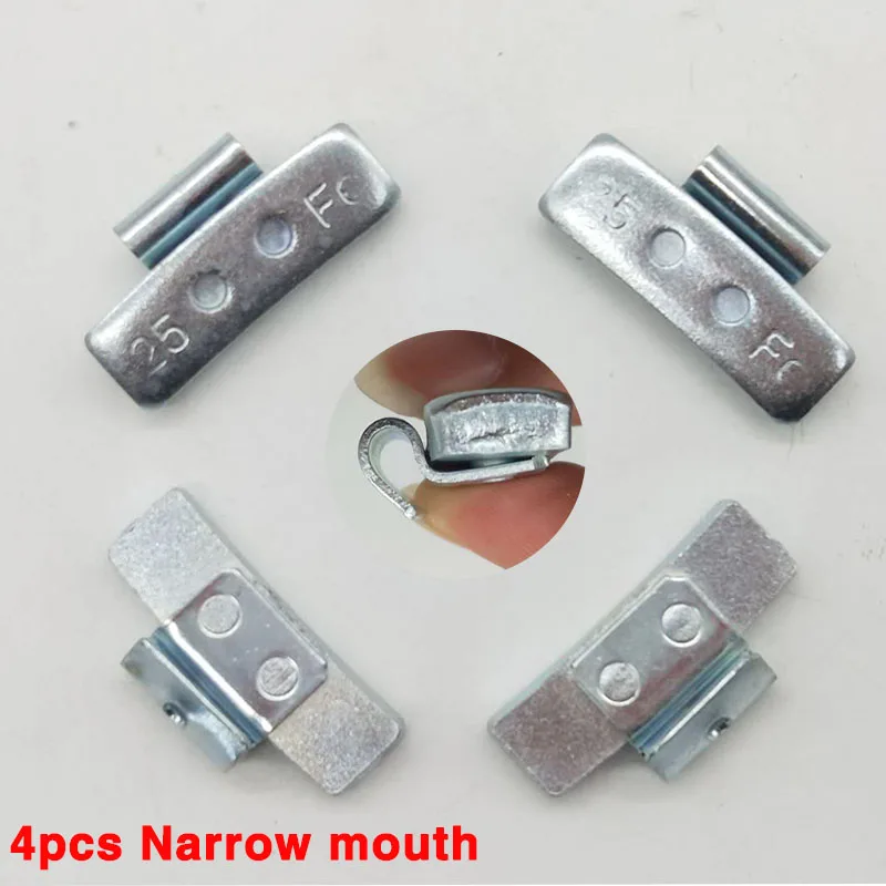 4pcs/25g Iron hook wheel balance block Suitable for iron rim hub tyre balance block knock type hook weight block The tire weight
4pcs/25g Iron hook wheel balance block Suitable for iron rim hub tyre balance block knock type hook weight block The tire weight