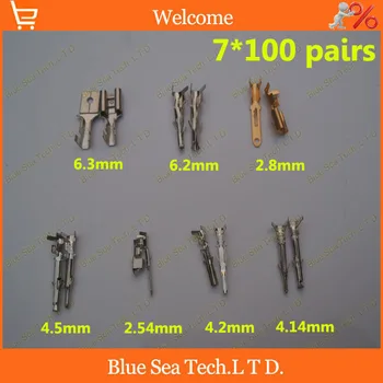 140 pairs 7 model 6.3mm/2.8mm/6.2mm/4.5mm/4.2mm/4.14mm/2.54mm male&female terminal sets For Car connector/PCB connector etc.
140 pairs 7 model 6.3mm/2.8mm/6.2mm/4.5mm/4.2mm/4.14mm/2.54mm male&female terminal sets For Car connector/PCB connector etc.