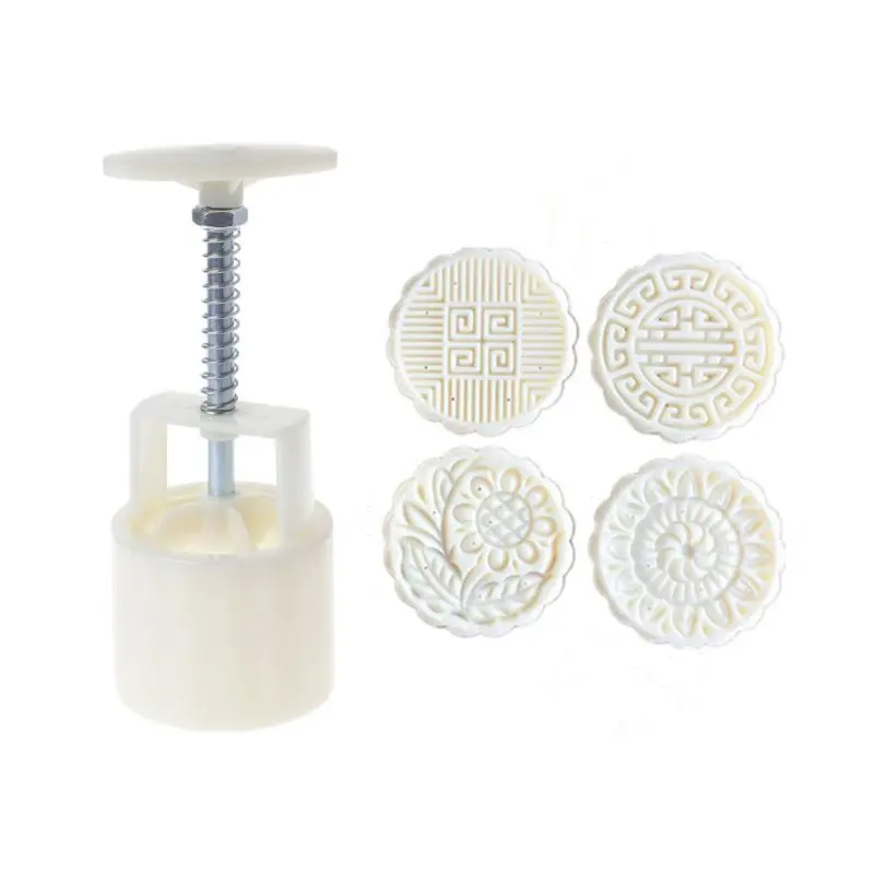 4pcs 3D Flower Stamps Moon Cake Decor Mould Barrel Round Mooncake Mold 125g Pastry Mooncakes Hand DIY Tool
4pcs 3D Flower Stamps Moon Cake Decor Mould Barrel Round Mooncake Mold 125g Pastry Mooncakes Hand DIY Tool