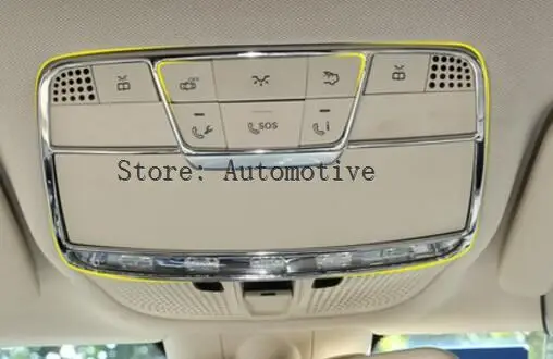 For Mercedes Benz E-Class W213 GLC C Class W205 C180 C260 2015-2017 Car Accessories ABS Front Reading Light Decorate Frame Trim
For Mercedes Benz E-Class W213 GLC C Class W205 C180 C260 2015-2017 Car Accessories ABS Front Reading Light Decorate Frame Trim