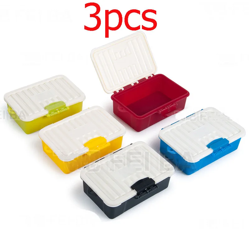 3PCS Mini Storage Box Decorative Trim Parts Accessories Box Case Tool with Cover for 1/10 RC Car Model 1:10 Climbing Car DIY Acc
3PCS Mini Storage Box Decorative Trim Parts Accessories Box Case Tool with Cover for 1/10 RC Car Model 1:10 Climbing Car DIY Acc