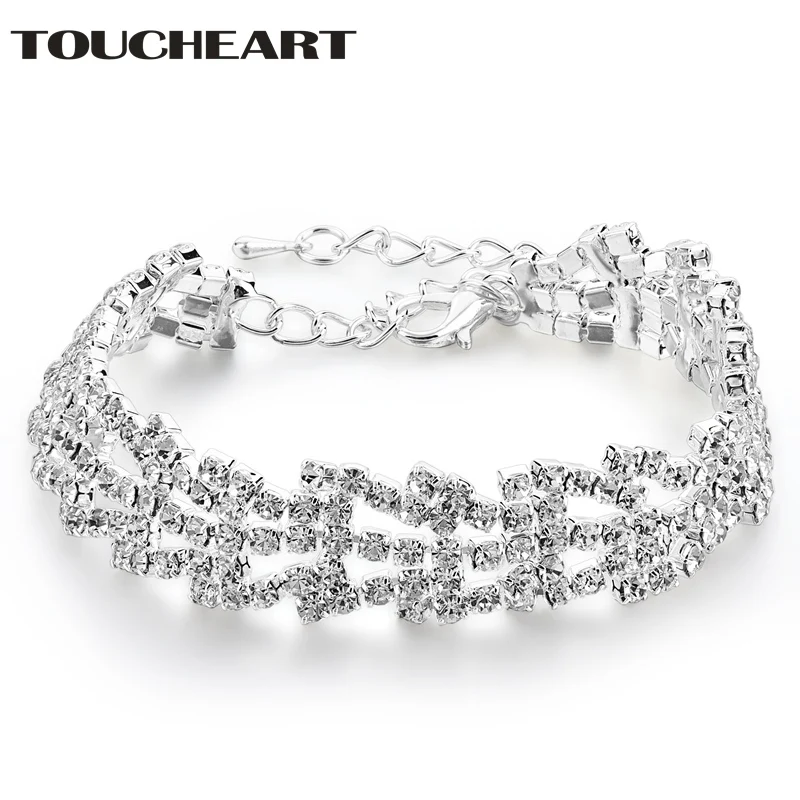 TOUCHEART Elegant Classic Charm Stainless Steel Bracelets&Bangles For Women Crystal Wedding Bracelet Pulseira Feminina SBR170080
TOUCHEART Elegant Classic Charm Stainless Steel Bracelets&Bangles For Women Crystal Wedding Bracelet Pulseira Feminina SBR170080