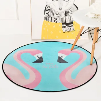Nordic Style Round Carpet Cartoon Pink Flamingos Printed Rugs Living Room Children Kids Room Bedroom Carpets Outdoor Play Mats
Nordic Style Round Carpet Cartoon Pink Flamingos Printed Rugs Living Room Children Kids Room Bedroom Carpets Outdoor Play Mats