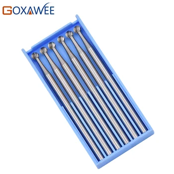 GOXAWEE 6pcs Round Burs Sets Rotary Abrasive Tool Dental Lab Burs for Dremel Rotary Tool Accessories Shank 2.35m
GOXAWEE 6pcs Round Burs Sets Rotary Abrasive Tool Dental Lab Burs for Dremel Rotary Tool Accessories Shank 2.35m