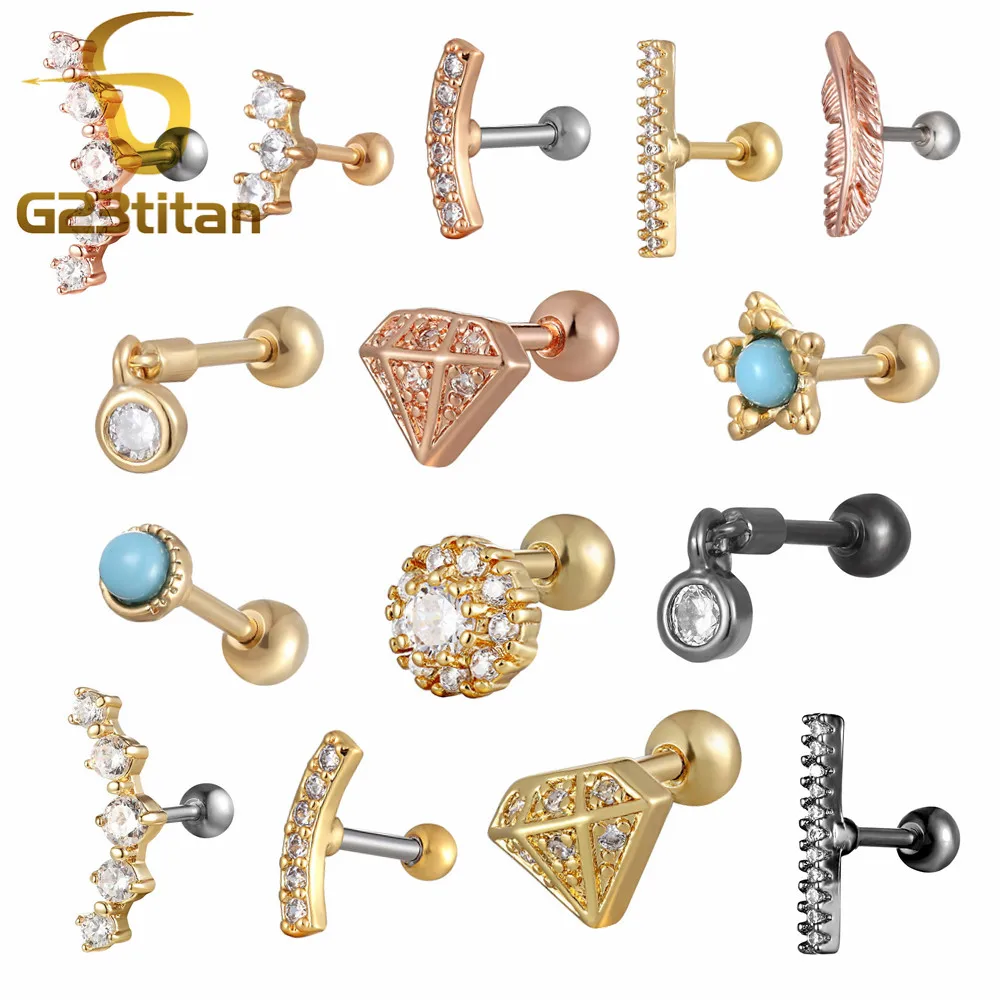 new arrival body jewelry gold color crystal tragus ear piercing plug stainless steel daith earrings helix cartilage studs
new arrival body jewelry gold color crystal tragus ear piercing plug stainless steel daith earrings helix cartilage studs