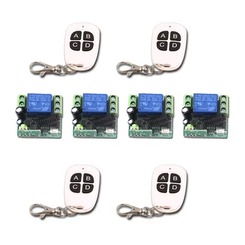 Best Quality Safe Mini 12V Relay 1CH Wireless Remote Control Switch 4Transmitter+4 Receiver with Black Buttons 315/433mhz
Best Quality Safe Mini 12V Relay 1CH Wireless Remote Control Switch 4Transmitter+4 Receiver with Black Buttons 315/433mhz