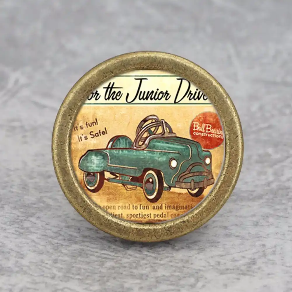 Vintage Car Cupboard Knobs Handmade Drawer Knobs Dresser Pulls