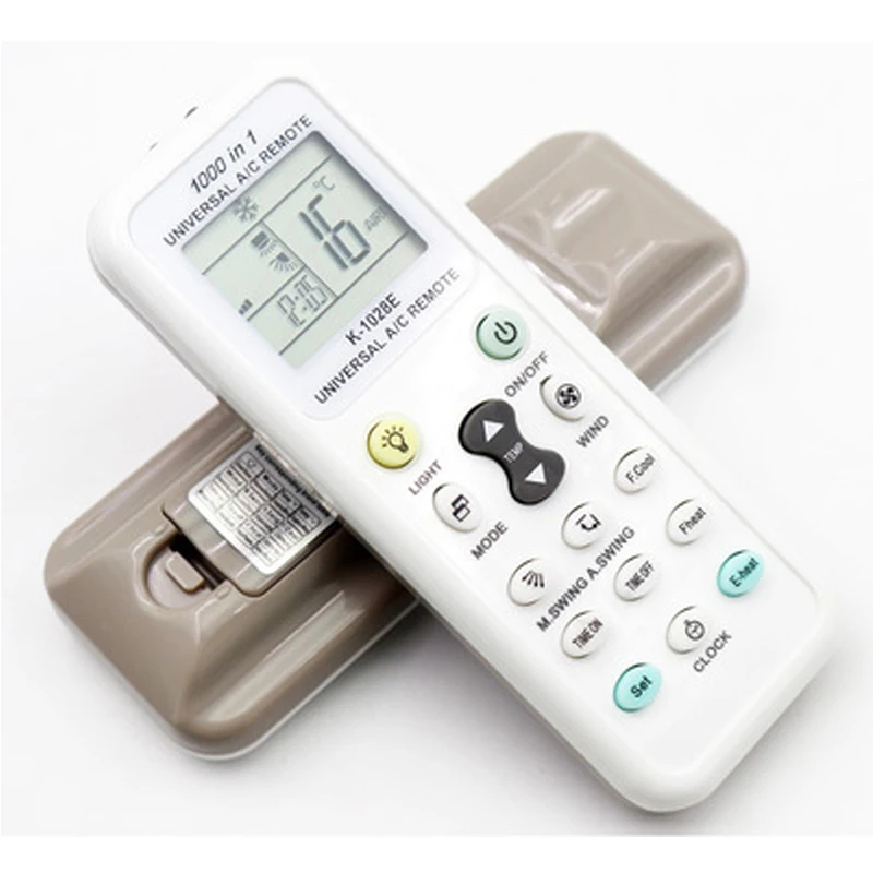 Global universal remote control for air conditioner one button setting K-1028E Latest 1000 in 1 AC Remote Control
Global universal remote control for air conditioner one button setting K-1028E Latest 1000 in 1 AC Remote Control