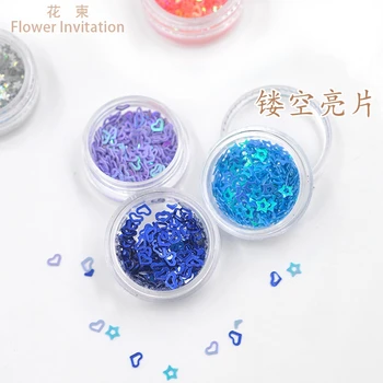 Hollow Sequins DIY Materials 12 Color Sequins Five Pointed Star Ornaments Glitter Tablets Nail Tablets for Resin Jewelry Craft
Hollow Sequins DIY Materials 12 Color Sequins Five Pointed Star Ornaments Glitter Tablets Nail Tablets for Resin Jewelry Craft
