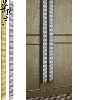 Hotel KTV Chinese antique bronze sculpture handle / wood door handle / square clubhouse door handle glass door
Hotel KTV Chinese antique bronze sculpture handle / wood door handle / square clubhouse door handle glass door