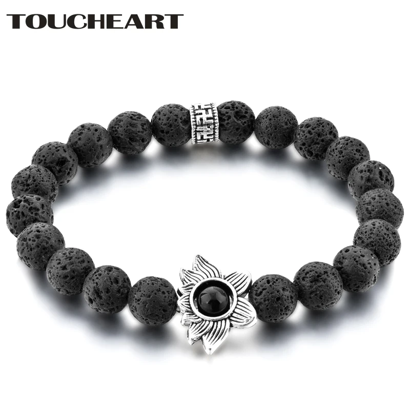TOUCHEART Black Lotus Classic Stone Bracelets & Bangles For Women Silver Matt Men Strand Jewelry Handmade Bracelets SBR180137
TOUCHEART Black Lotus Classic Stone Bracelets & Bangles For Women Silver Matt Men Strand Jewelry Handmade Bracelets SBR180137
