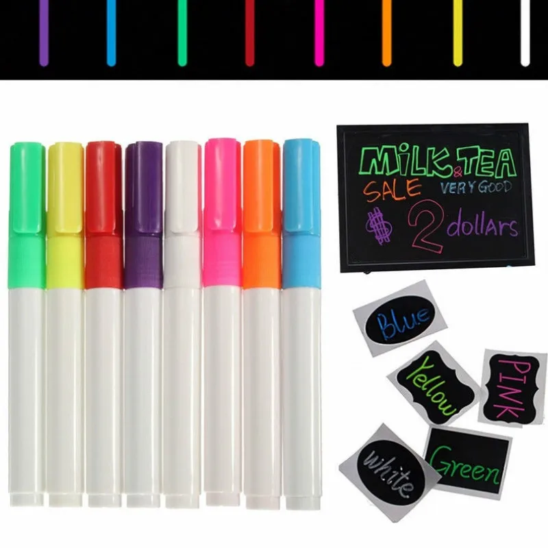 6pcs/set Kid Drawing Toys Set Colored Marker Pen Liquid Chalk Chalkboard Blackboard White Board Watercolor Painting Tools Toys
6pcs/set Kid Drawing Toys Set Colored Marker Pen Liquid Chalk Chalkboard Blackboard White Board Watercolor Painting Tools Toys