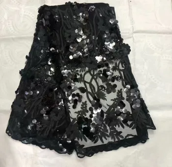 French Net Lace Fabric 2019 New Design African Guipure Lace Fabric With Embroidery Mesh Tulle Black Color 3D Sequins Lace Fabric
French Net Lace Fabric 2019 New Design African Guipure Lace Fabric With Embroidery Mesh Tulle Black Color 3D Sequins Lace Fabric