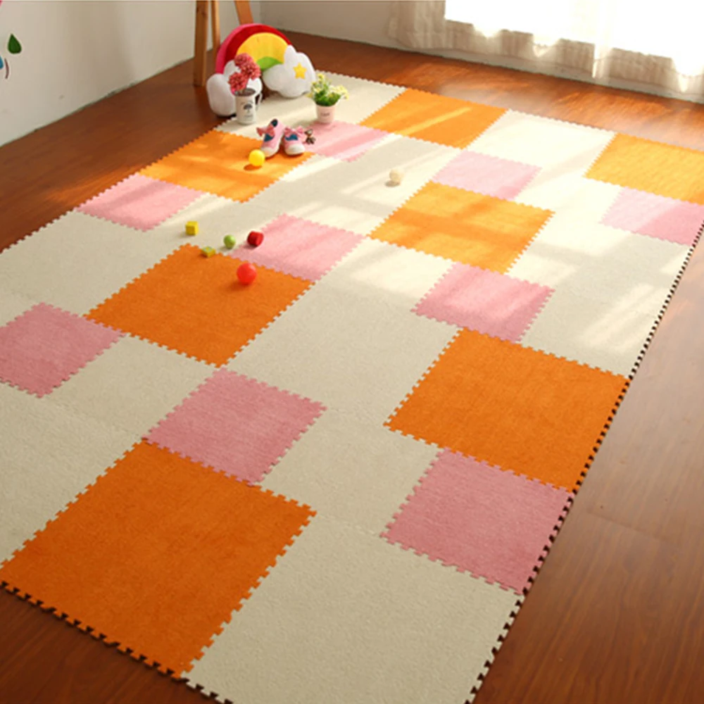 RAYUAN Different Size DIY Colorful Puzzle Mat EVA Foam Shaggy Carpet Jigsaw Mat Plush Soft Area Rug Children Baby Play Mats
RAYUAN Different Size DIY Colorful Puzzle Mat EVA Foam Shaggy Carpet Jigsaw Mat Plush Soft Area Rug Children Baby Play Mats