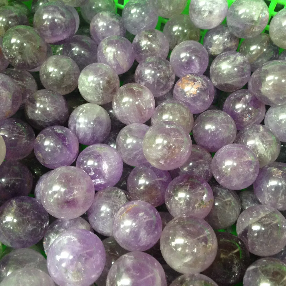 GS-3kg a lots High Quality Amethyst Crystal Sphere Ball Small Size 25-27mm Natural Crystal Specimen Stones
GS-3kg a lots High Quality Amethyst Crystal Sphere Ball Small Size 25-27mm Natural Crystal Specimen Stones