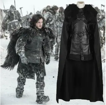 New Game Of Thrones 5 Jon Snow Cosplay Costume Carnival/Halloween Costumes for Women/Men Adult Costumes Custom Any Size
New Game Of Thrones 5 Jon Snow Cosplay Costume Carnival/Halloween Costumes for Women/Men Adult Costumes Custom Any Size