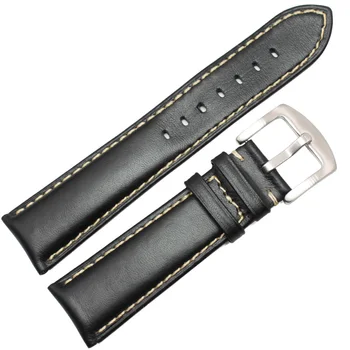 Smooth Genuine Leather Watchbands Black Dark Brown Bracelet 18 19 20 21 22 24mm Watch Band Strap Stainless Steel Silver Buckle
Smooth Genuine Leather Watchbands Black Dark Brown Bracelet 18 19 20 21 22 24mm Watch Band Strap Stainless Steel Silver Buckle