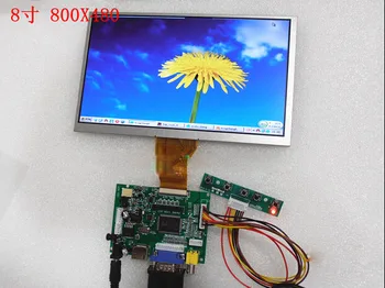 8 inch car screen DIY driver board for Raspberry LED display kit HDMI+VGA+2AV 800X480
8 inch car screen DIY driver board for Raspberry LED display kit HDMI+VGA+2AV 800X480