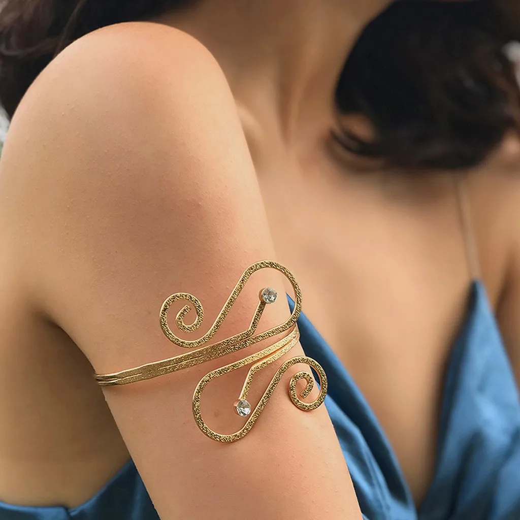 Fashion Womens Girls Gold and Silver Boho Punk Cuff Wave Bracelet Armband Wristband Charm Fashion Accessories
Fashion Womens Girls Gold and Silver Boho Punk Cuff Wave Bracelet Armband Wristband Charm Fashion Accessories