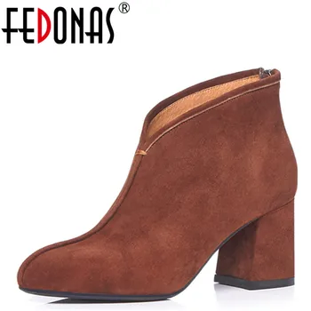 FEDONAS Brand Womens Boots New Autumn Winter Fashion Shoes Woman Round Toe Retro High Quality Ladies Shoes Female Ankle Boots
FEDONAS Brand Womens Boots New Autumn Winter Fashion Shoes Woman Round Toe Retro High Quality Ladies Shoes Female Ankle Boots