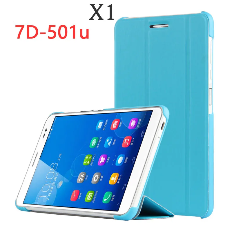 Slim 3-Folder Lightweight Stand PU Leather Cover Shell Funda Sleeve Case For Huawei Honor X1 Mediapad X1 7D-501U 7D-503L Tablet
Slim 3-Folder Lightweight Stand PU Leather Cover Shell Funda Sleeve Case For Huawei Honor X1 Mediapad X1 7D-501U 7D-503L Tablet