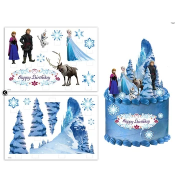 Froze Princess Stand Up Scene Edible Wafer Paper Cake Topper,19pcs ,kids girls birthday cake ,edible paper for cake decoration
Froze Princess Stand Up Scene Edible Wafer Paper Cake Topper,19pcs ,kids girls birthday cake ,edible paper for cake decoration
