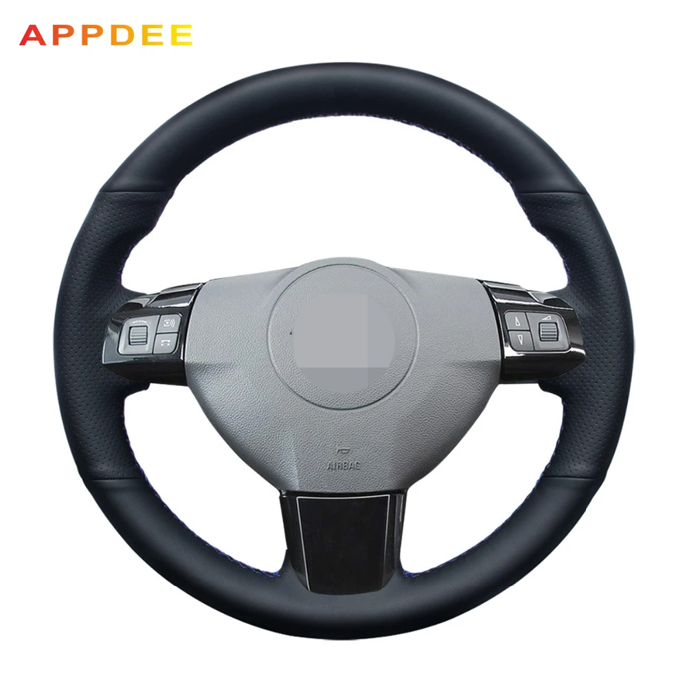 APPDEE Hand-stitched Black PU Artificial Leather Car Steering Wheel Cover for Opel Astra 2005 2006 Vauxhall Astra
APPDEE Hand-stitched Black PU Artificial Leather Car Steering Wheel Cover for Opel Astra 2005 2006 Vauxhall Astra