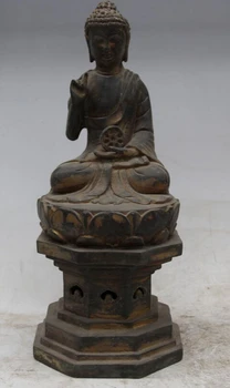 fast shipping USPS to USA S2230 12" Old Chinese Northern Wei Bronze Shakyamuni Amitabha Buddha Sakyamuni Statue
fast shipping USPS to USA S2230 12" Old Chinese Northern Wei Bronze Shakyamuni Amitabha Buddha Sakyamuni Statue