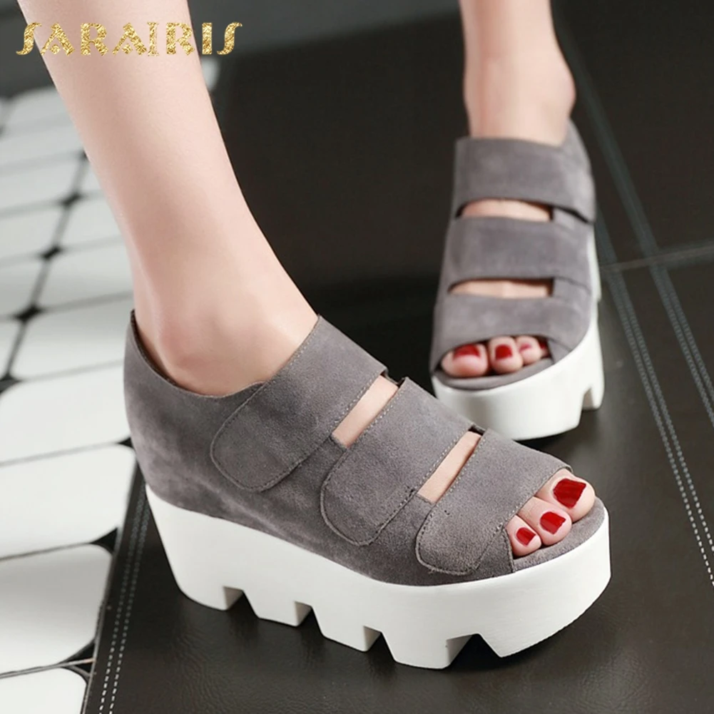 Fashion high Heels Peep Toe Hook&Loop women shoes Sandals Woman Summer Wedges Inner Increasing Height Sandals Woman
Fashion high Heels Peep Toe Hook&Loop women shoes Sandals Woman Summer Wedges Inner Increasing Height Sandals Woman