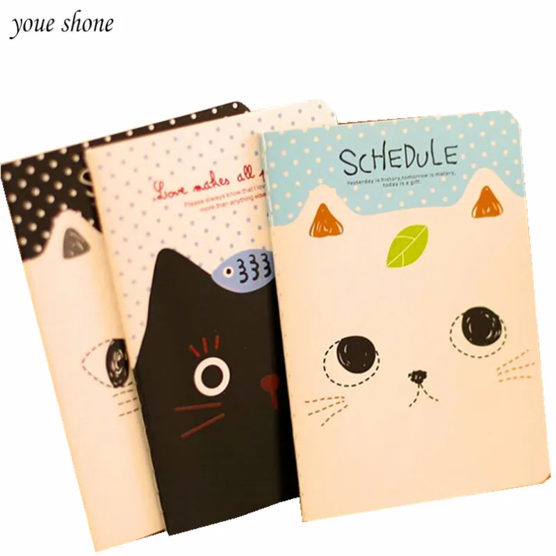 1Pcs/lot Korean stationery cartoon notebooks black and white cat pattern mini notebook Striped notepad YOUE SHONE
1Pcs/lot Korean stationery cartoon notebooks black and white cat pattern mini notebook Striped notepad YOUE SHONE