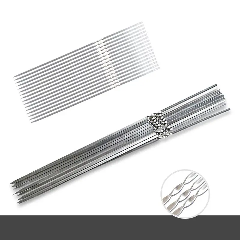 Barbecue Skewer (Holder) Reusable Food Grade Stainless Steel BBQ Grilling Needle Sticks (Storage Container)
Barbecue Skewer (Holder) Reusable Food Grade Stainless Steel BBQ Grilling Needle Sticks (Storage Container)