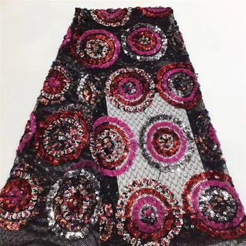Colorful Latest African French Lace Fabric 2019 Unique French Lace With Sequin Sequense Nigerian Lace Fabrics For Wowen Dress
Colorful Latest African French Lace Fabric 2019 Unique French Lace With Sequin Sequense Nigerian Lace Fabrics For Wowen Dress