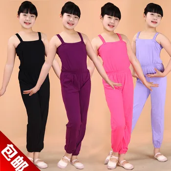 Children's clothing girls dance clothes and gym pants overalls suspenders piece pants strap slimming pants
Children's clothing girls dance clothes and gym pants overalls suspenders piece pants strap slimming pants