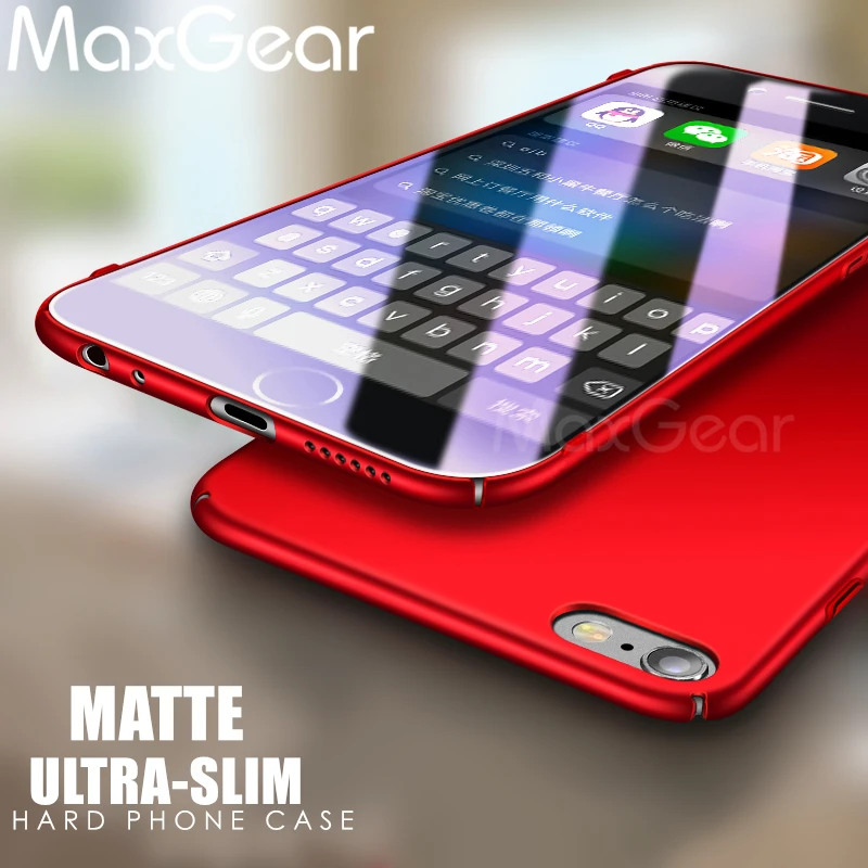 MaxGear Fashion Hard Matte Slim Case For iPhone 6 Cases 6s 7 8 Plus For iPhone 7 Case Plus Full Cover Plastic Phone Cover
MaxGear Fashion Hard Matte Slim Case For iPhone 6 Cases 6s 7 8 Plus For iPhone 7 Case Plus Full Cover Plastic Phone Cover