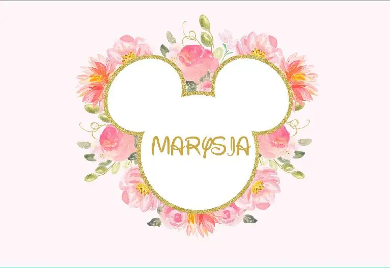 7x5ft Light Pink Mickey Mouse Party Gold Crown Frame Minnie Flowers Custom Photo Studio Background Backdrop Vinyl 220cm x 150cm
7x5ft Light Pink Mickey Mouse Party Gold Crown Frame Minnie Flowers Custom Photo Studio Background Backdrop Vinyl 220cm x 150cm