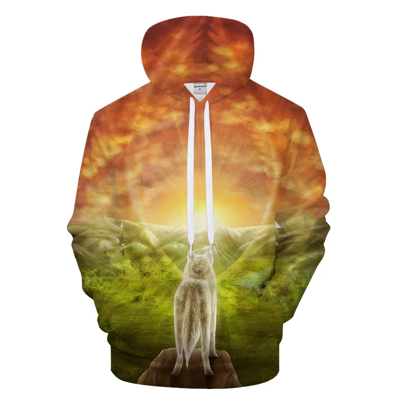 Men's Hoodie 3D Wolf Sunrise Alpine Sweatshirt Spring and Autumn Large Size Loose Fashion
Men's Hoodie 3D Wolf Sunrise Alpine Sweatshirt Spring and Autumn Large Size Loose Fashion