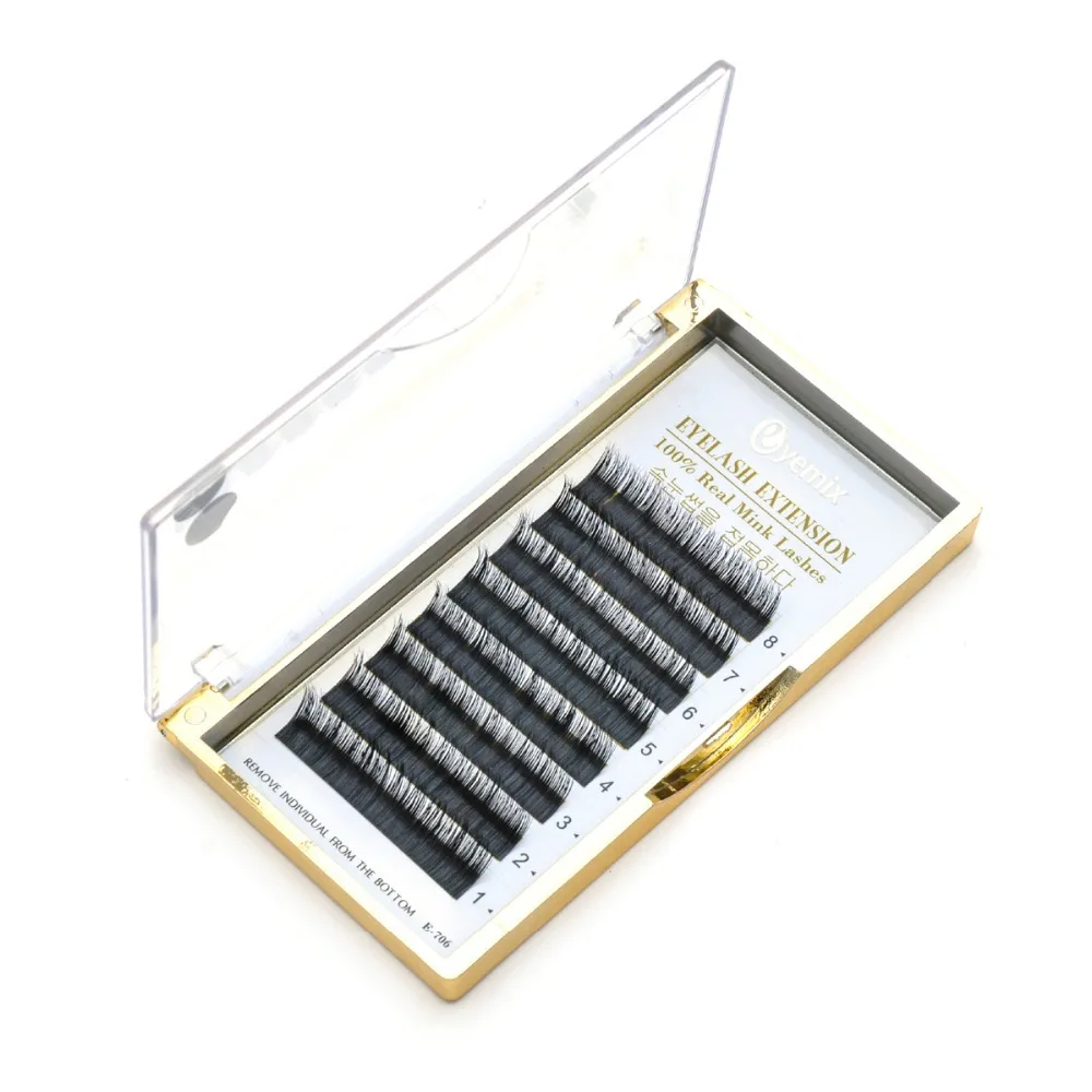 100% Real Mink False Eyelashes Eyelash Extension 0.15mm B C D Curl Mix Length 8mm-15mm Individual Eyelashes
100% Real Mink False Eyelashes Eyelash Extension 0.15mm B C D Curl Mix Length 8mm-15mm Individual Eyelashes