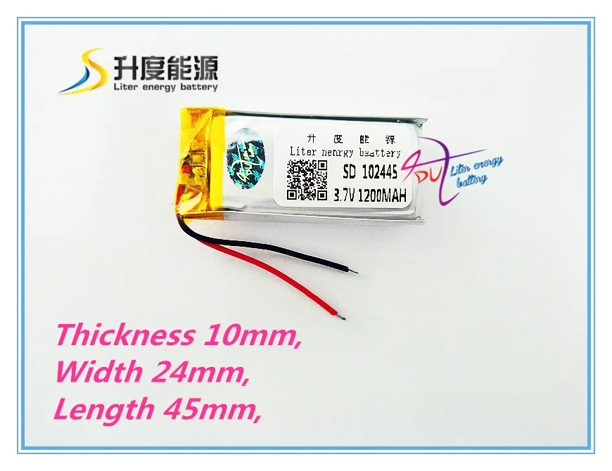 best battery brand Size 102445 3.7V 1200mah tablet battery with Protection Board For GPS Bluetooth Digital Products Fre
best battery brand Size 102445 3.7V 1200mah tablet battery with Protection Board For GPS Bluetooth Digital Products Fre