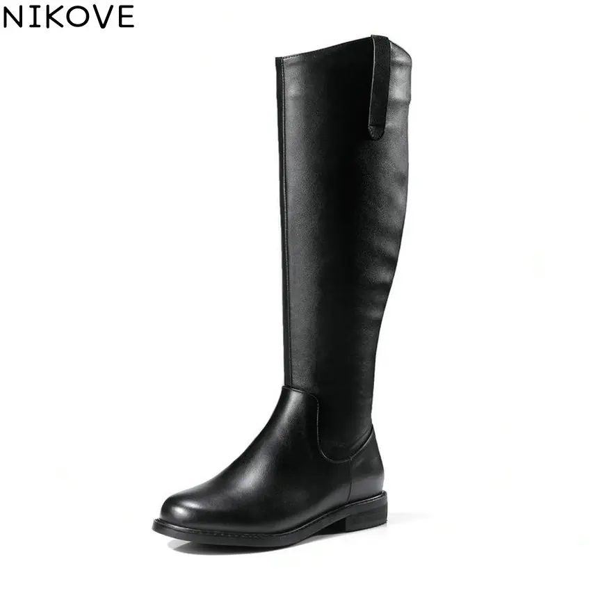 NIKOVE 2019 Women Shoes Toe Solid Winter Boots Low Heels Square Square Heels Knee High Boots Zipper Autumn Shoes Size 34-39
NIKOVE 2019 Women Shoes Toe Solid Winter Boots Low Heels Square Square Heels Knee High Boots Zipper Autumn Shoes Size 34-39
