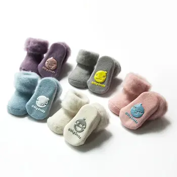 2019 New Lovely Baby Boys Girls Infant Winter Plus Velvet Solid Color Socks Warm Anti Slip Floor Socks
2019 New Lovely Baby Boys Girls Infant Winter Plus Velvet Solid Color Socks Warm Anti Slip Floor Socks