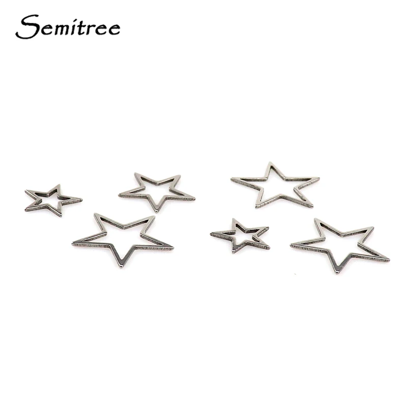 Semitree 50pcs Star Charms Stainless Steel Drop Earrings Pendant Necklace Charm DIY Jewelry Making Handmade Crafts Accessories
Semitree 50pcs Star Charms Stainless Steel Drop Earrings Pendant Necklace Charm DIY Jewelry Making Handmade Crafts Accessories