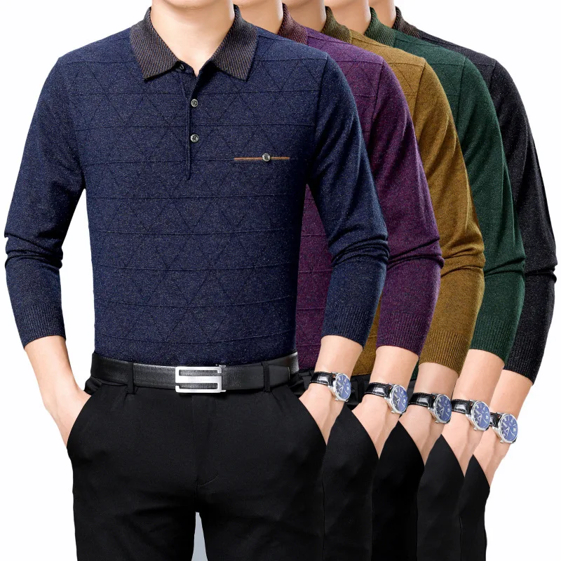 New arrival fashion Autumn Men Casual Striped Sweater Computer Knitted Turn-down Collar Pullovers mens size S M L XL XXL XXXL
New arrival fashion Autumn Men Casual Striped Sweater Computer Knitted Turn-down Collar Pullovers mens size S M L XL XXL XXXL