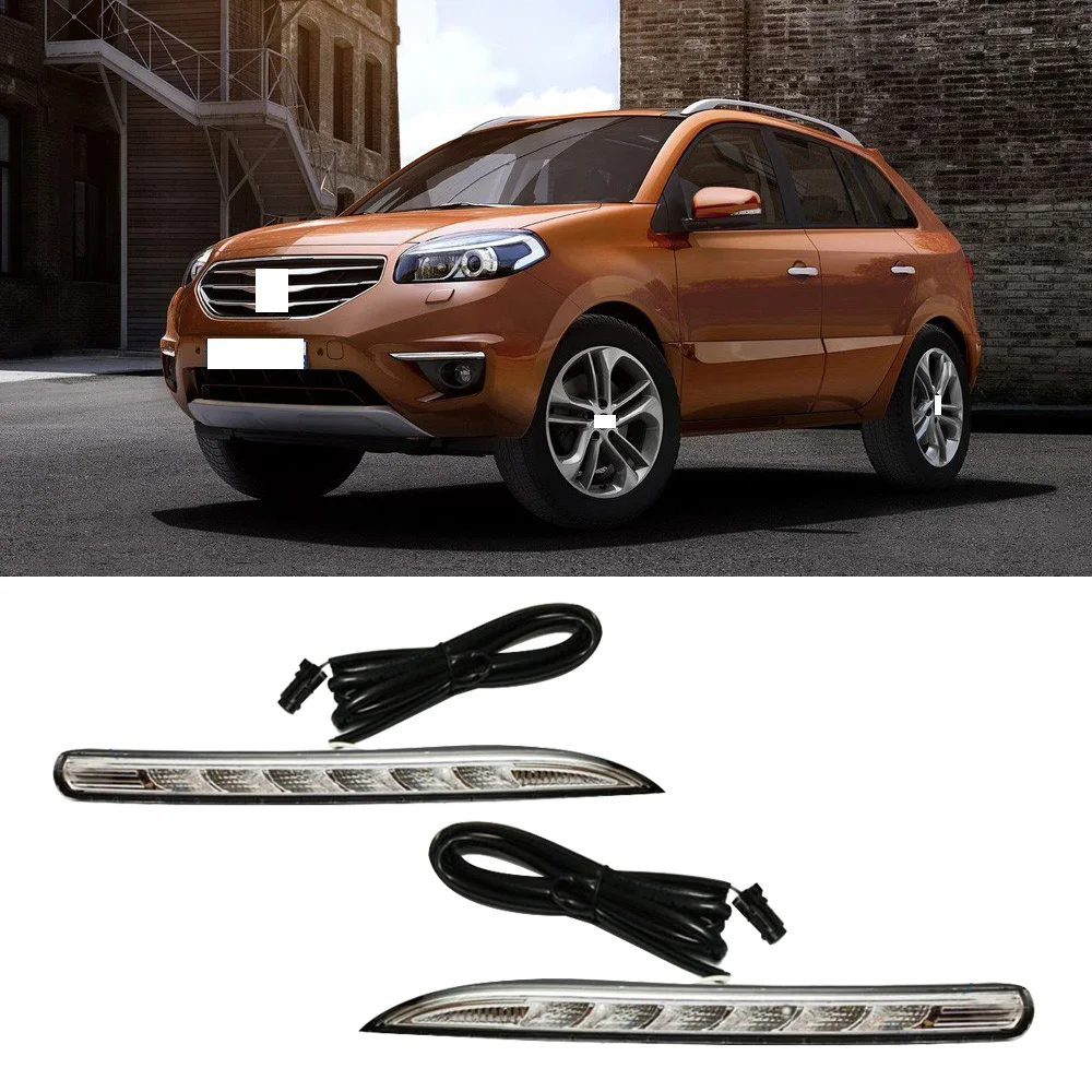 CAPQX 2PCS For Renault Koleos 2012-2014 Front LED DRL Daytime Running Driving Light Day light Fog Lamp White light facefiting
CAPQX 2PCS For Renault Koleos 2012-2014 Front LED DRL Daytime Running Driving Light Day light Fog Lamp White light facefiting